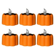 Vikakiooze 6pc Halloween Solar Pumpkin Lantern Outdoor Decoration LED Candle Light๐๐
